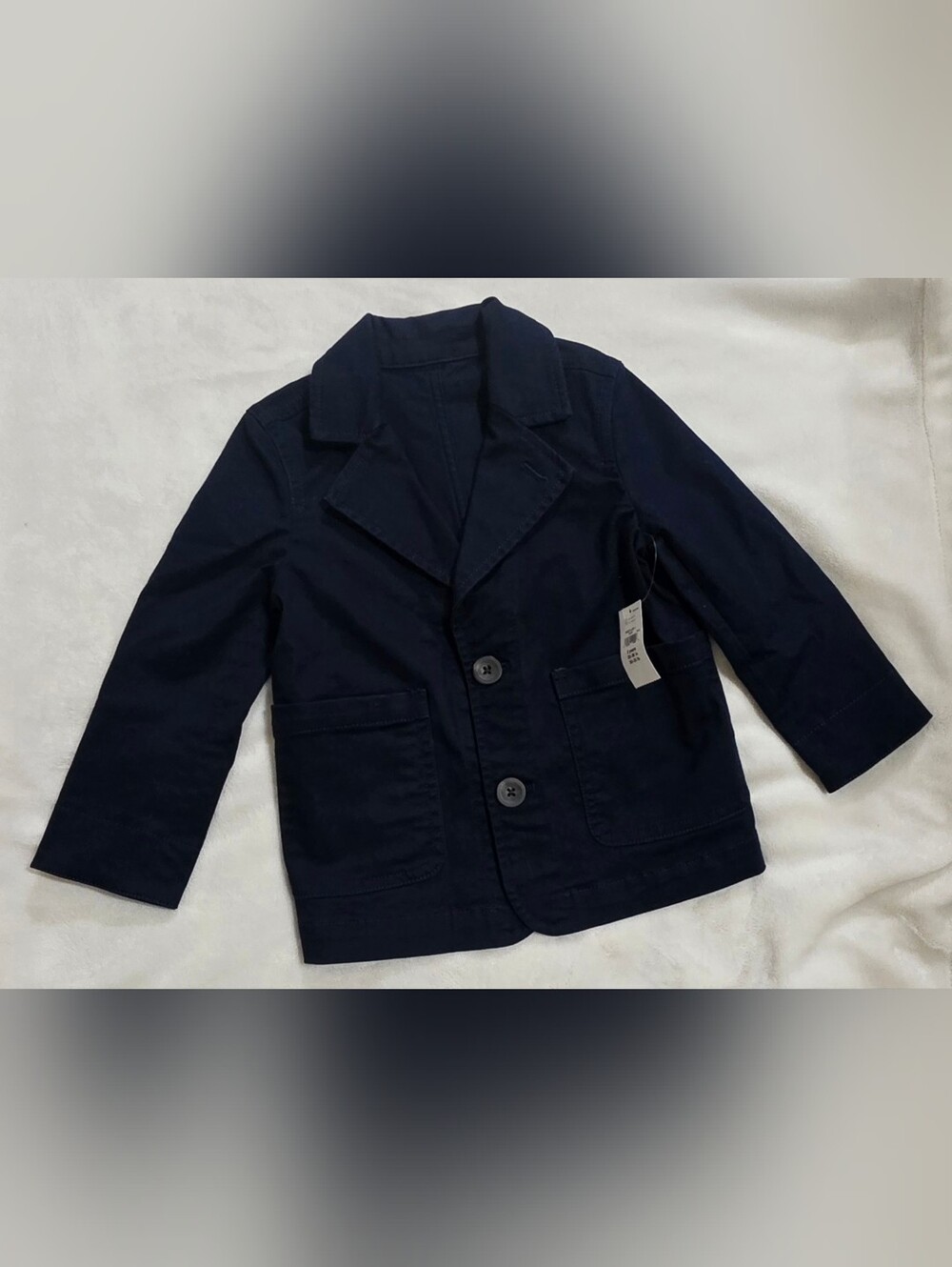 NWT - GAP Navy Toddler Boy Khaki Blazer Size 2T